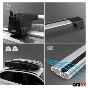 MINI COOPER COUNTRYMAN Roof Racks - Omac - Elegance V2 - Gray - '10-'16